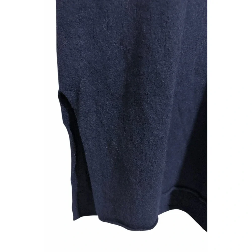 J. Crew x Demylee‎ Ribbed Merino Wool Dress Navy Blue Women's Size XS